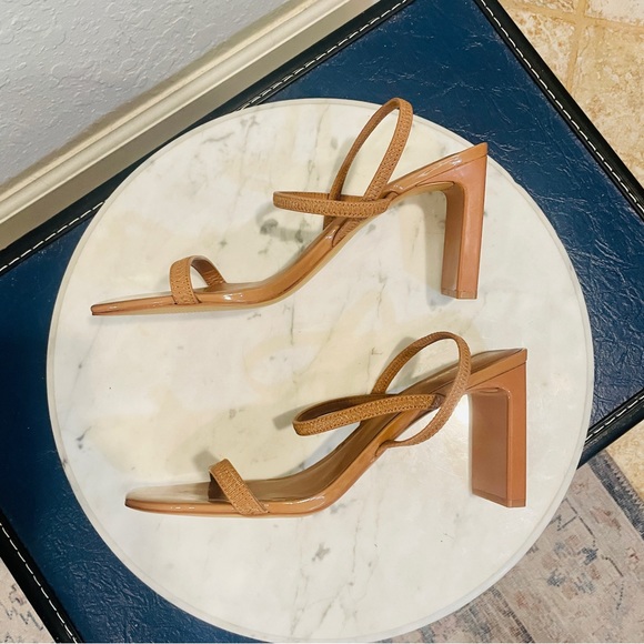 NWT Aldo Mod-Block Nude Step In Heels Size 10 - Picture 10 of 12